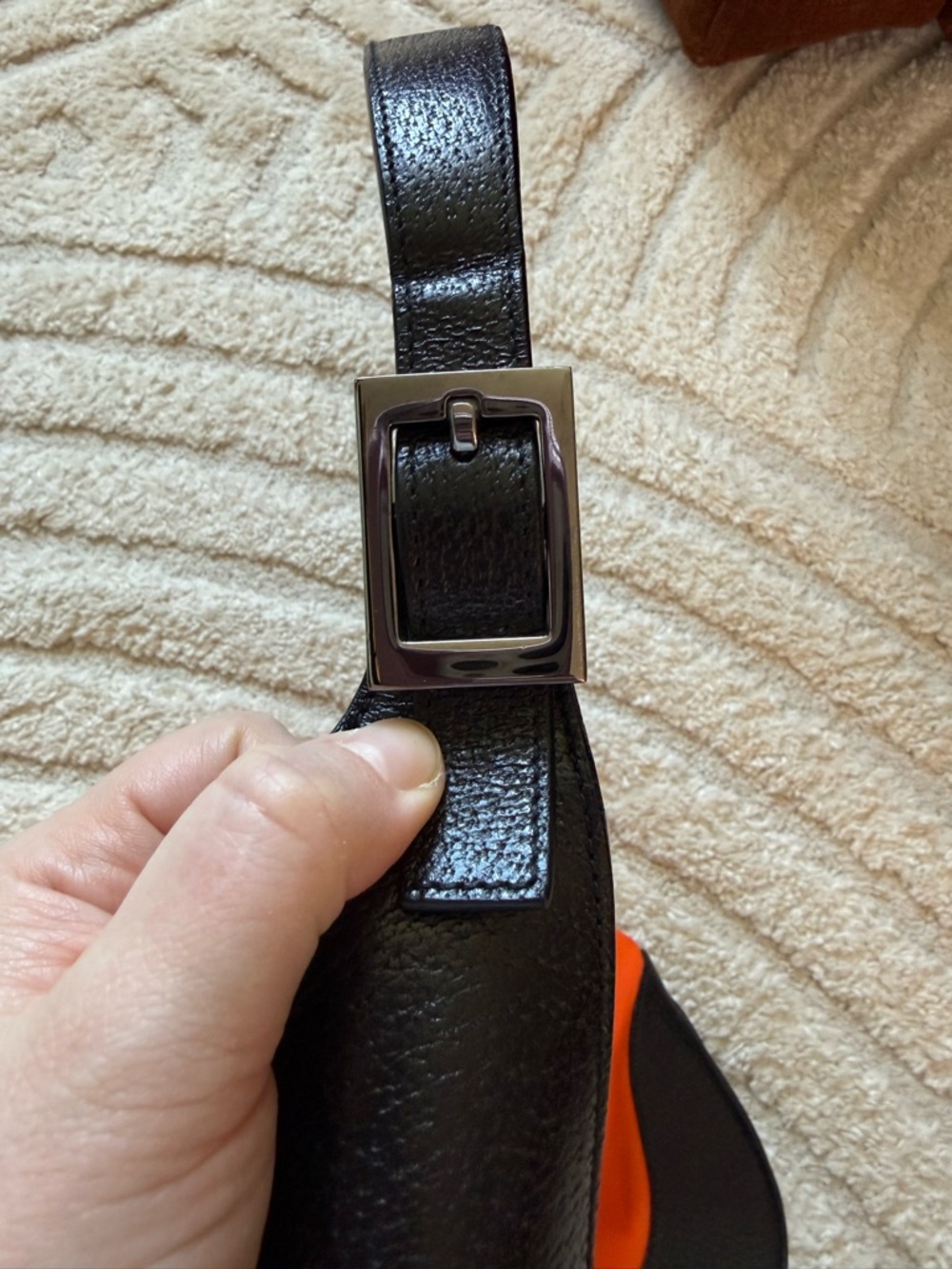 S/S 1999 GUCCI Jackie Tom Ford Runway Campaign Nylon Orange Las Vegas Hippies - Picture 6 of 11